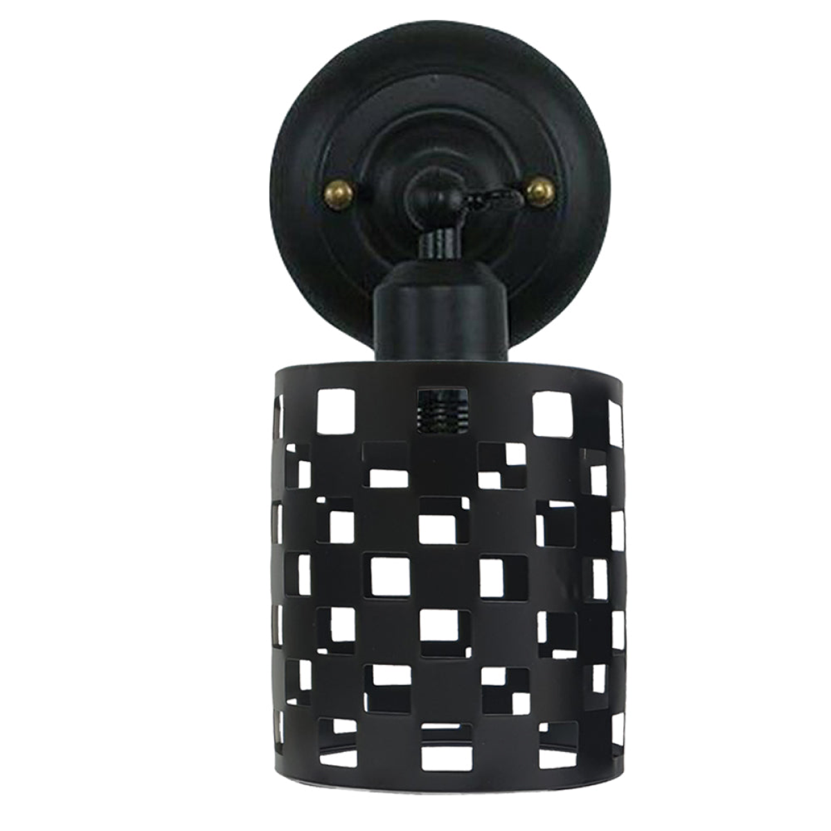 Industrial Black Cage Wall light~2568