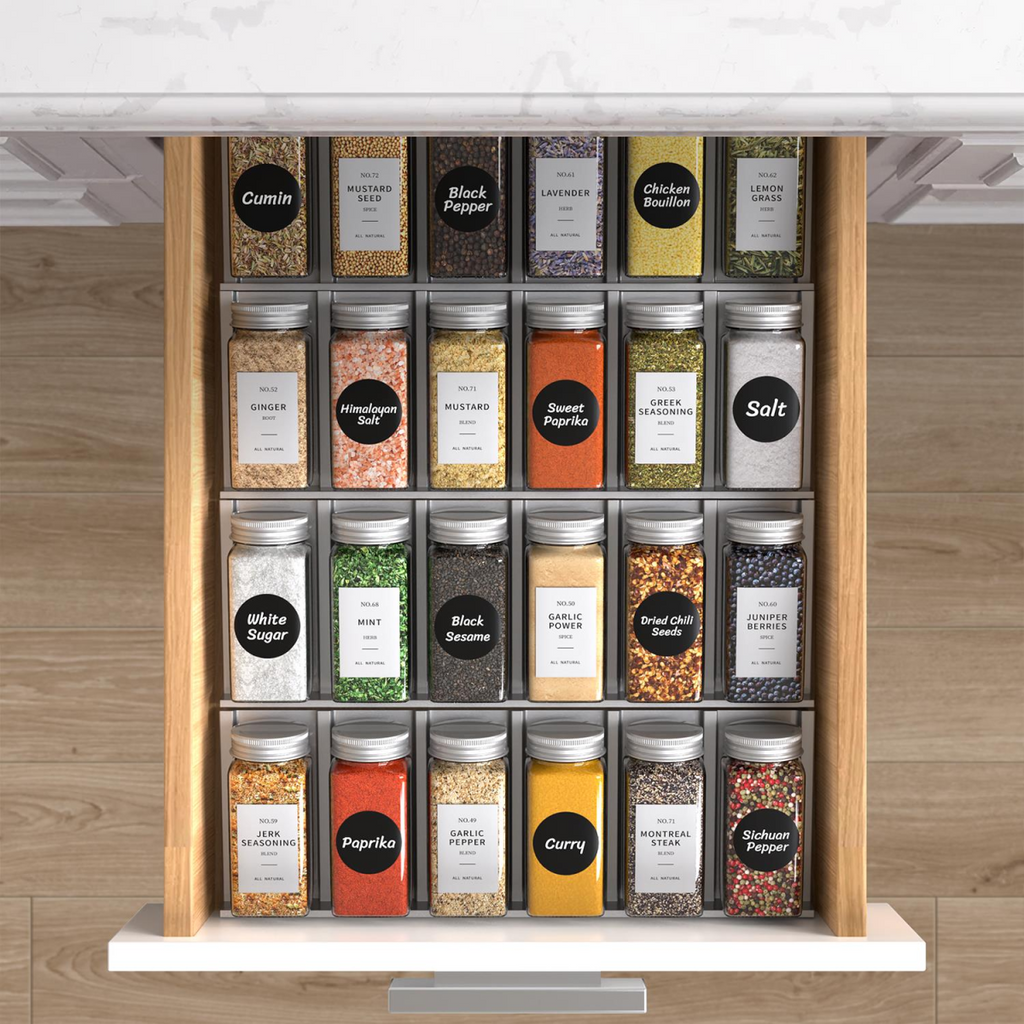 Vinsani Spice Jars With Lids