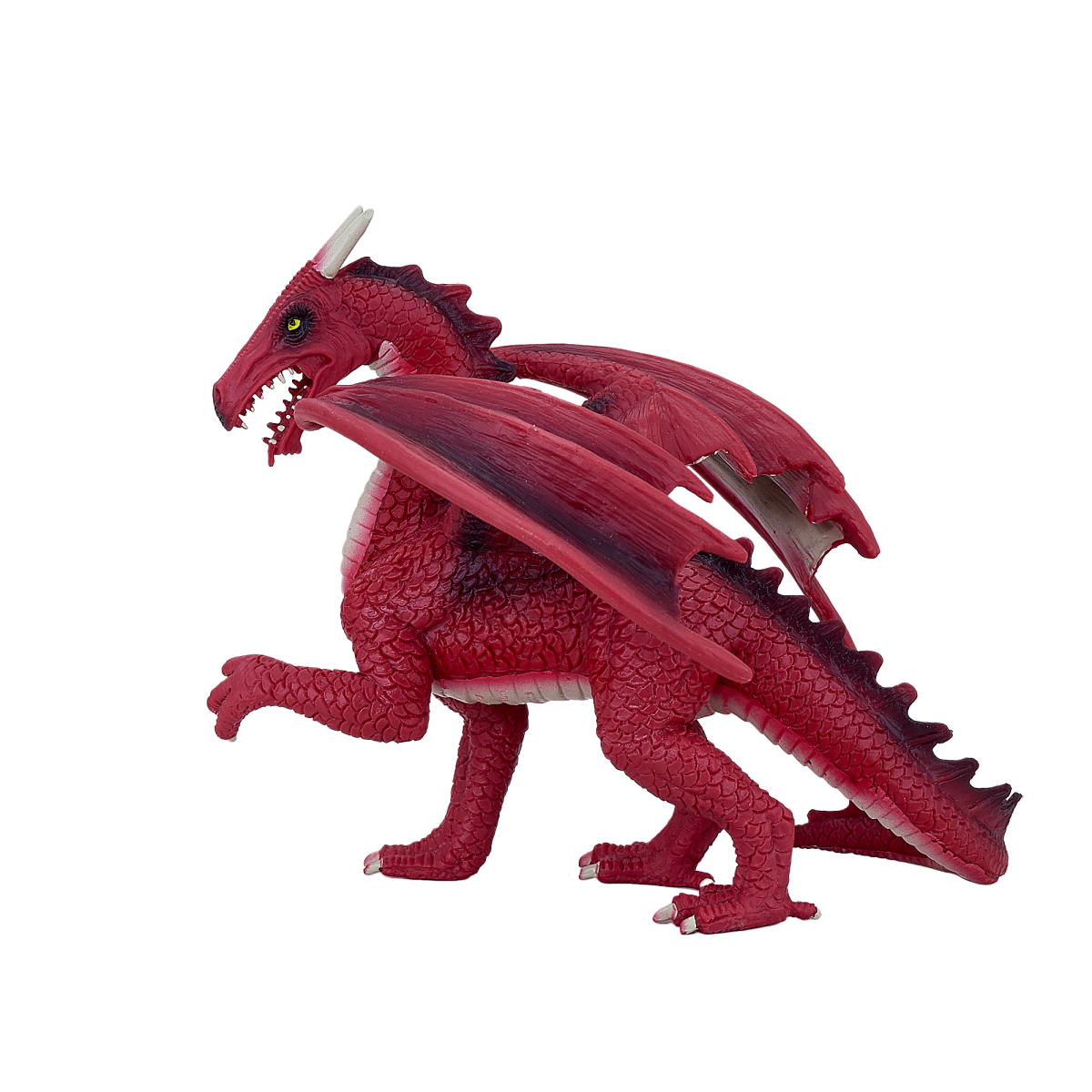 Red Dragon Toy  Fantasy Mythical Creature Figure