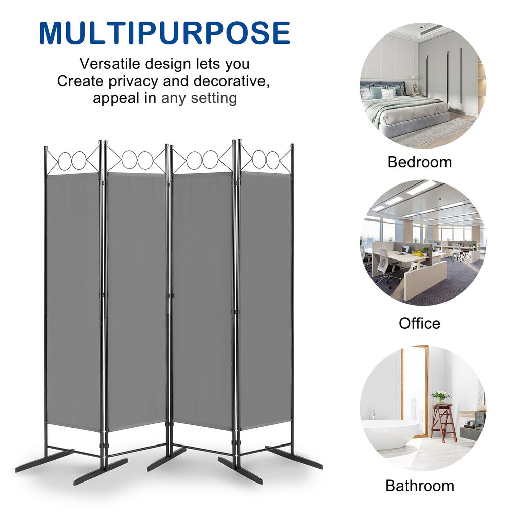 5.74FT 4-Fold Top With Shape 130g Polyester Cloth Plastic Feet Carbon Steel Frame