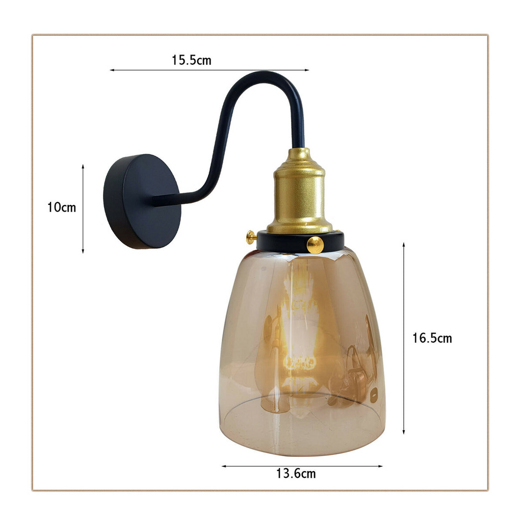 Glass Lampshade Modern style wall lights perfect for decorative on Wall ~1772