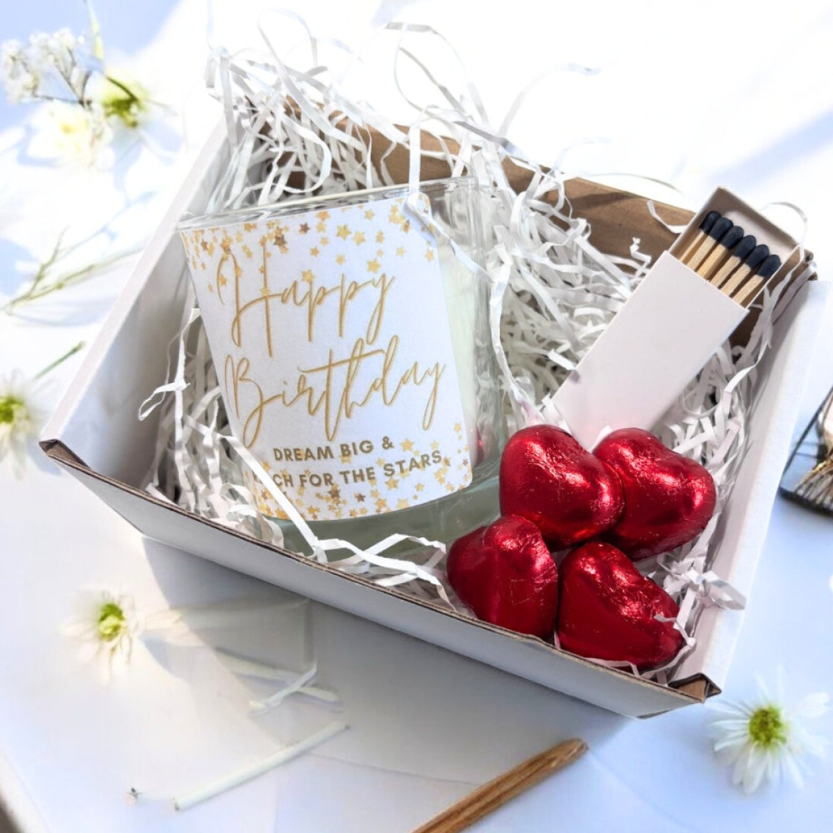 Happy Birthday Dream Big Candle Gift Set