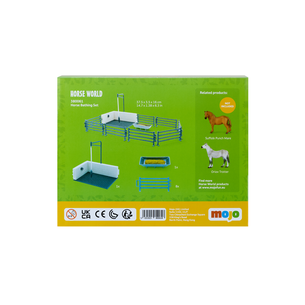 Horse Bathing Playset  Equestrian Grooming Set