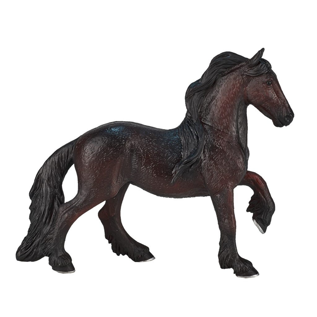 Friesian Mare Horse Toy  Realistic Equestrian Model