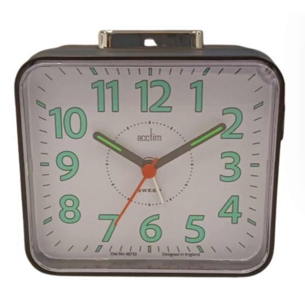 Acctim Parker Alarm Clock in Black - 16463