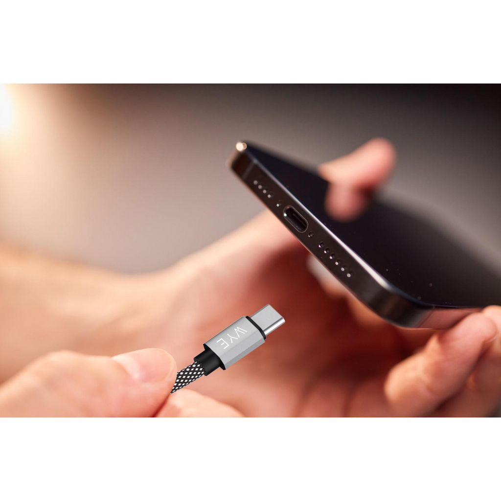 WYEFLOW USB-C to USB-C Magnetic 100W Ultra Fast Charging & Data Cable 1m