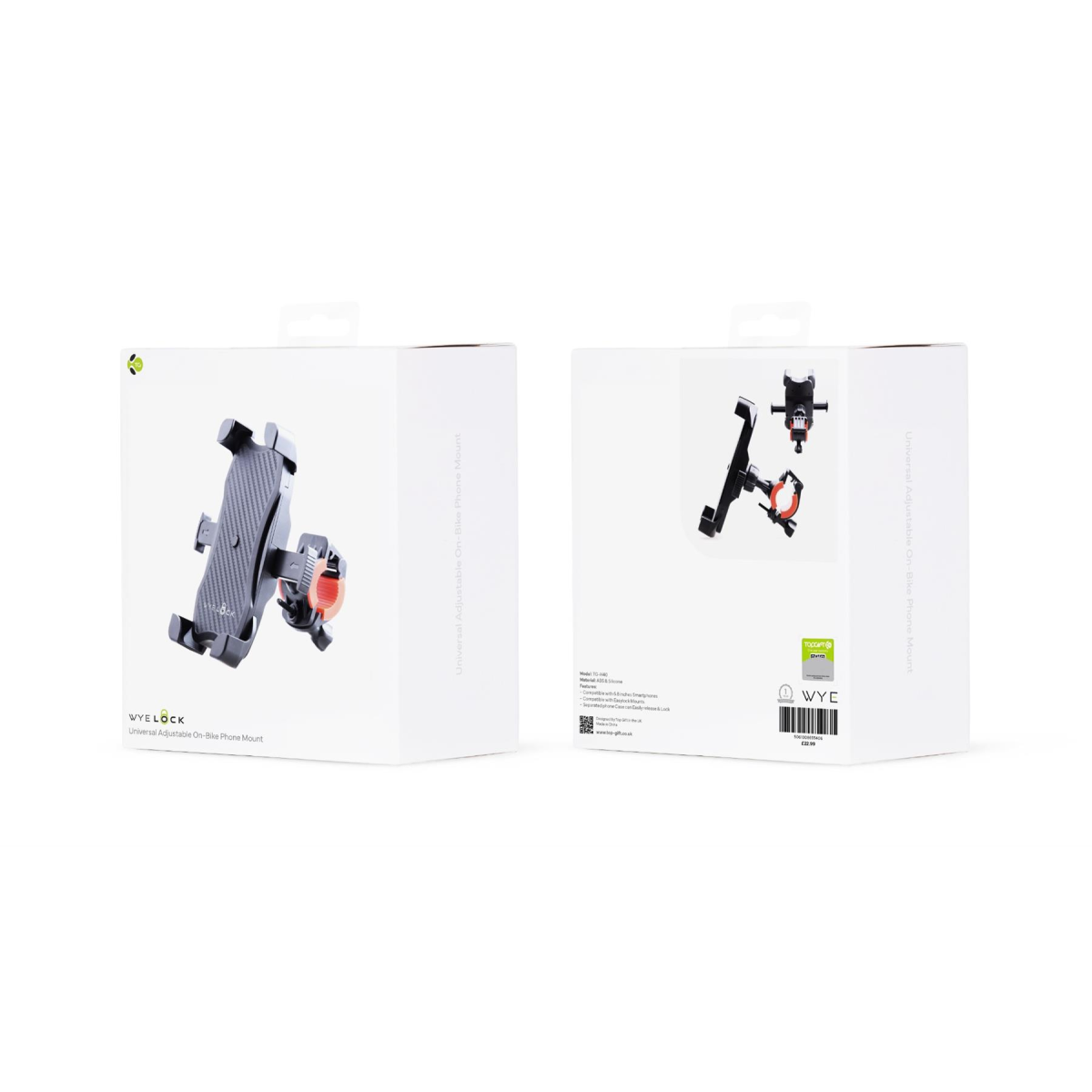 WYELOCK Universal Adjustable On-Bike Phone Mount