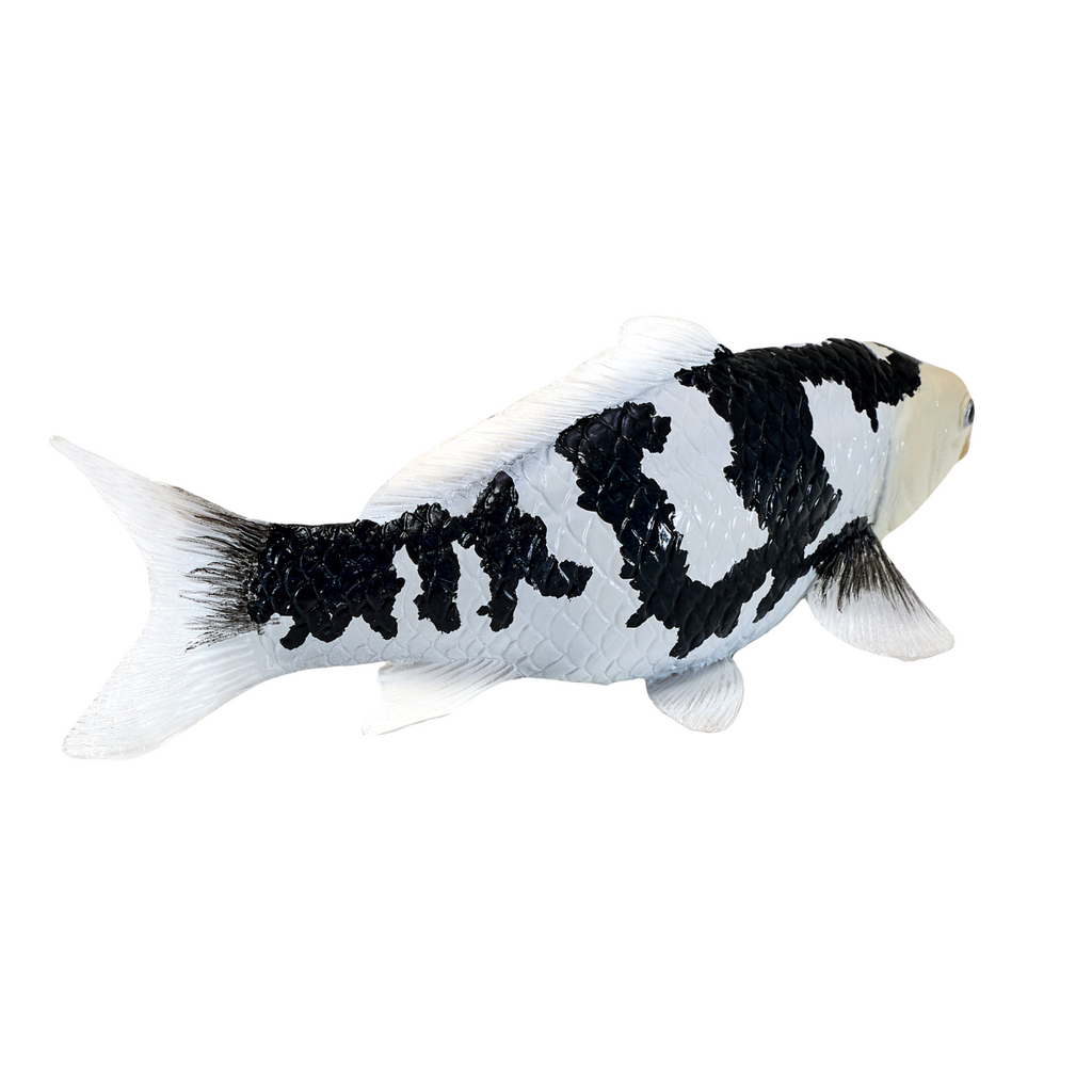 Koi Carp Shiro Utsuri Toy  Realistic Fish Figurine