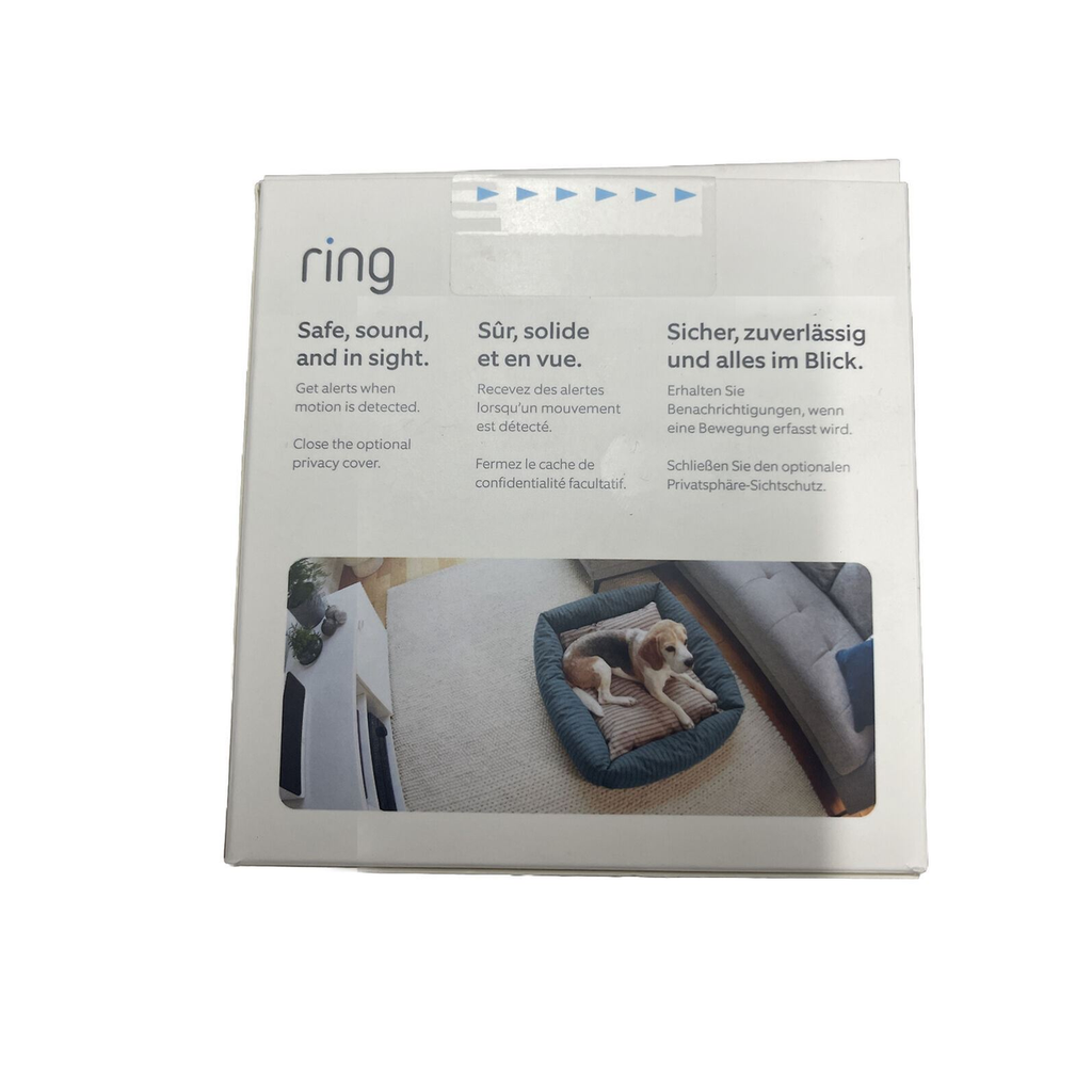 Ring Indoor Camera 2nd Gen Security Cam 1080p HD Video White