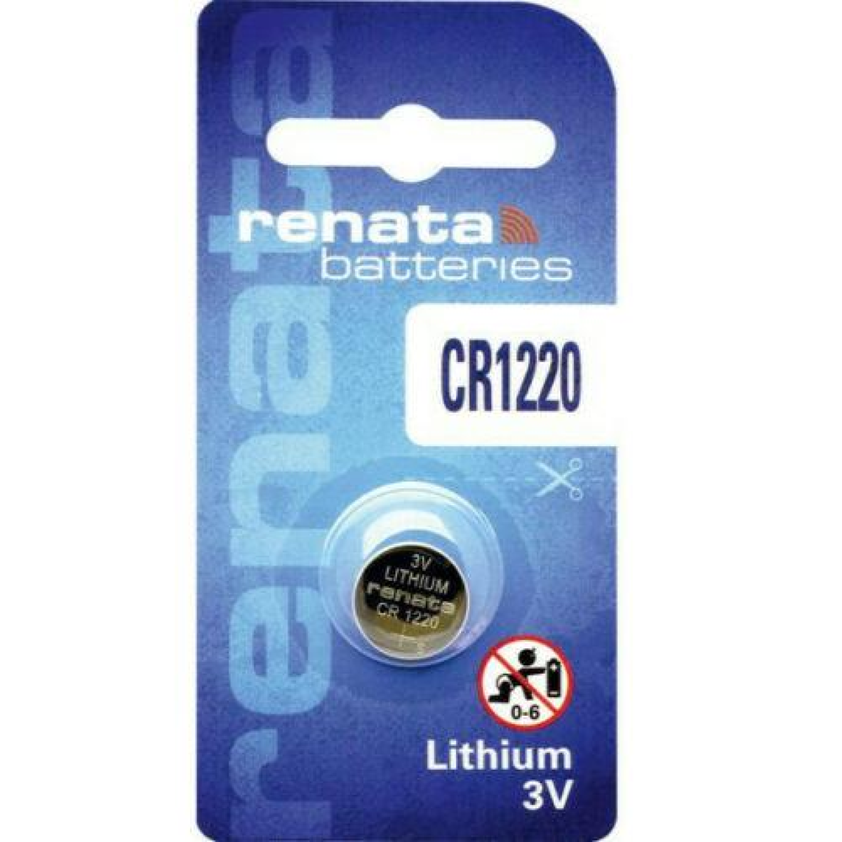 Renata Lithium Watch Battery CR1220