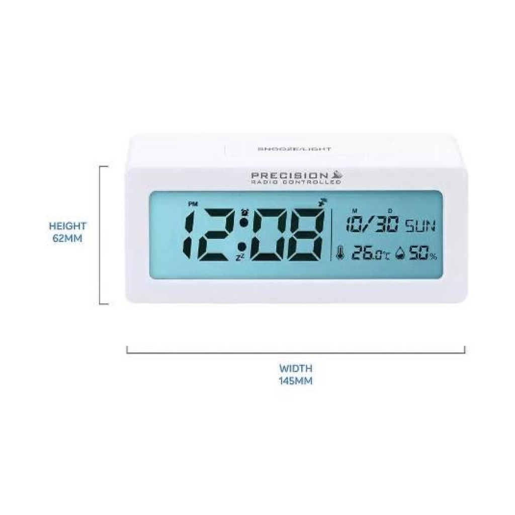 Precision Radio Controlled Digital Alarm Clock AP061