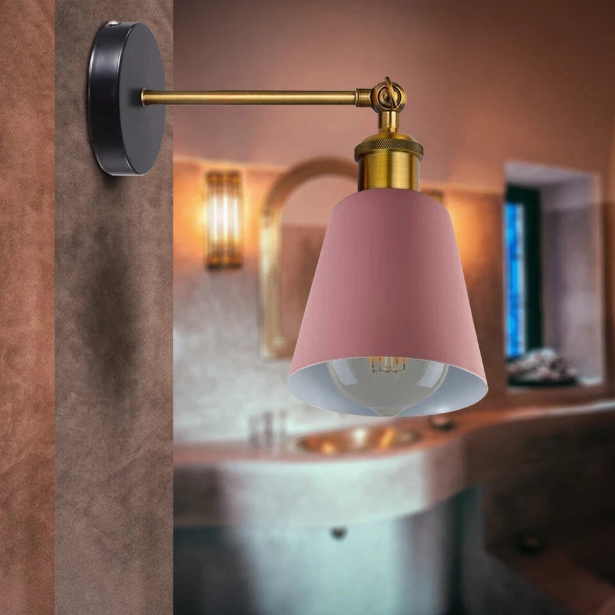 Industrial Metal Wall Mounted Wall lamp Fitting E27 Wall Lighting Fixture ~6212