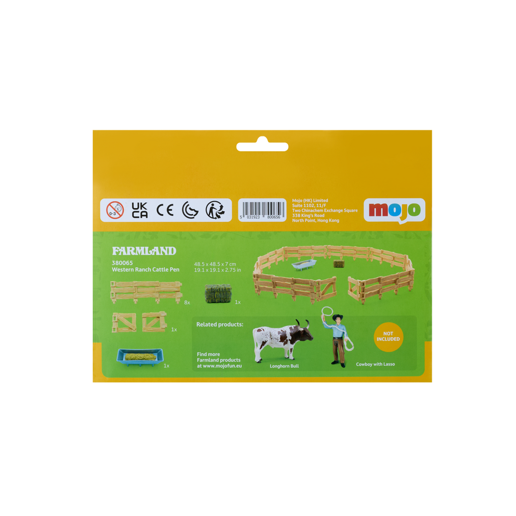 Western Ranch Cattle Pen Playset  Farmyard Set
