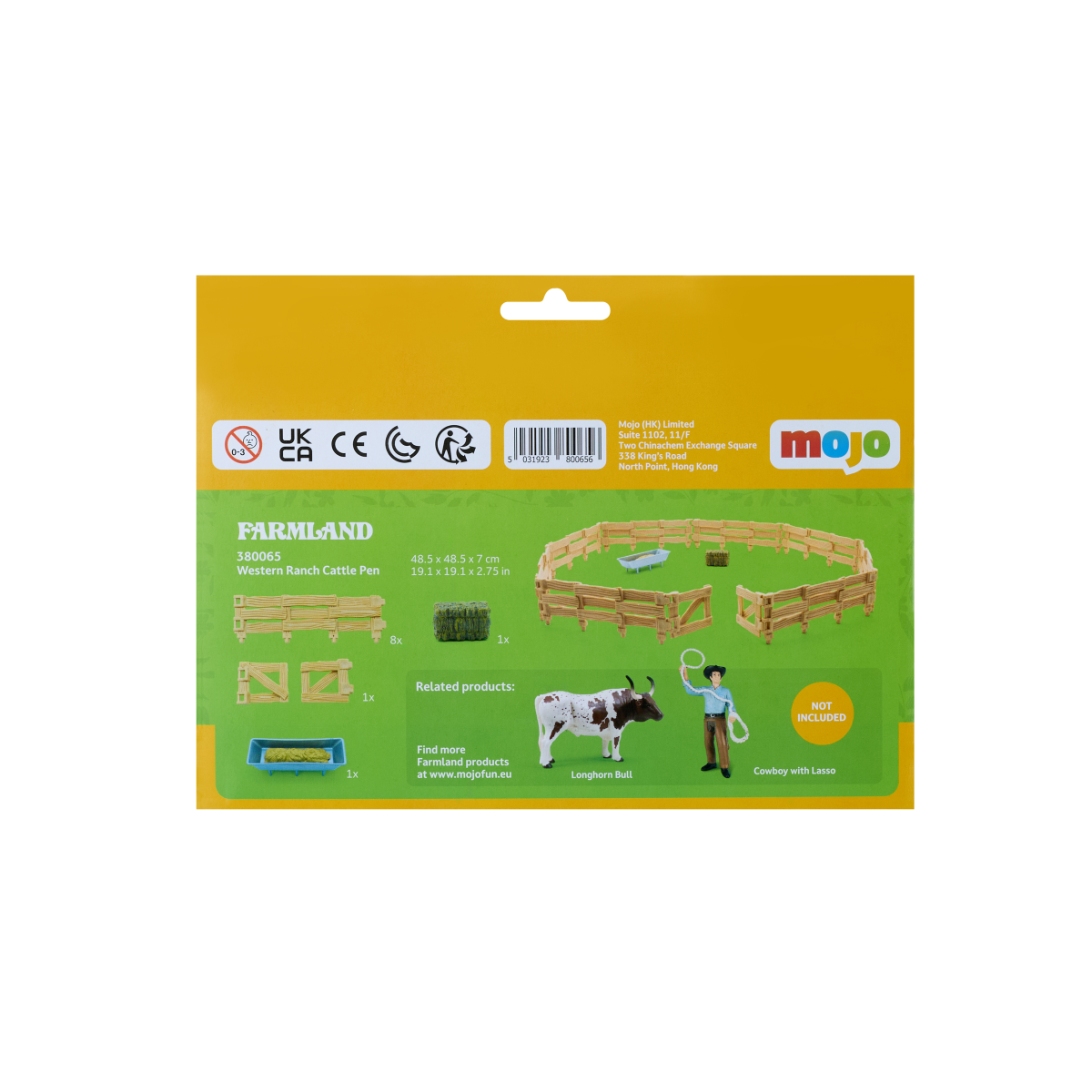 Western Ranch Cattle Pen Playset  Farmyard Set
