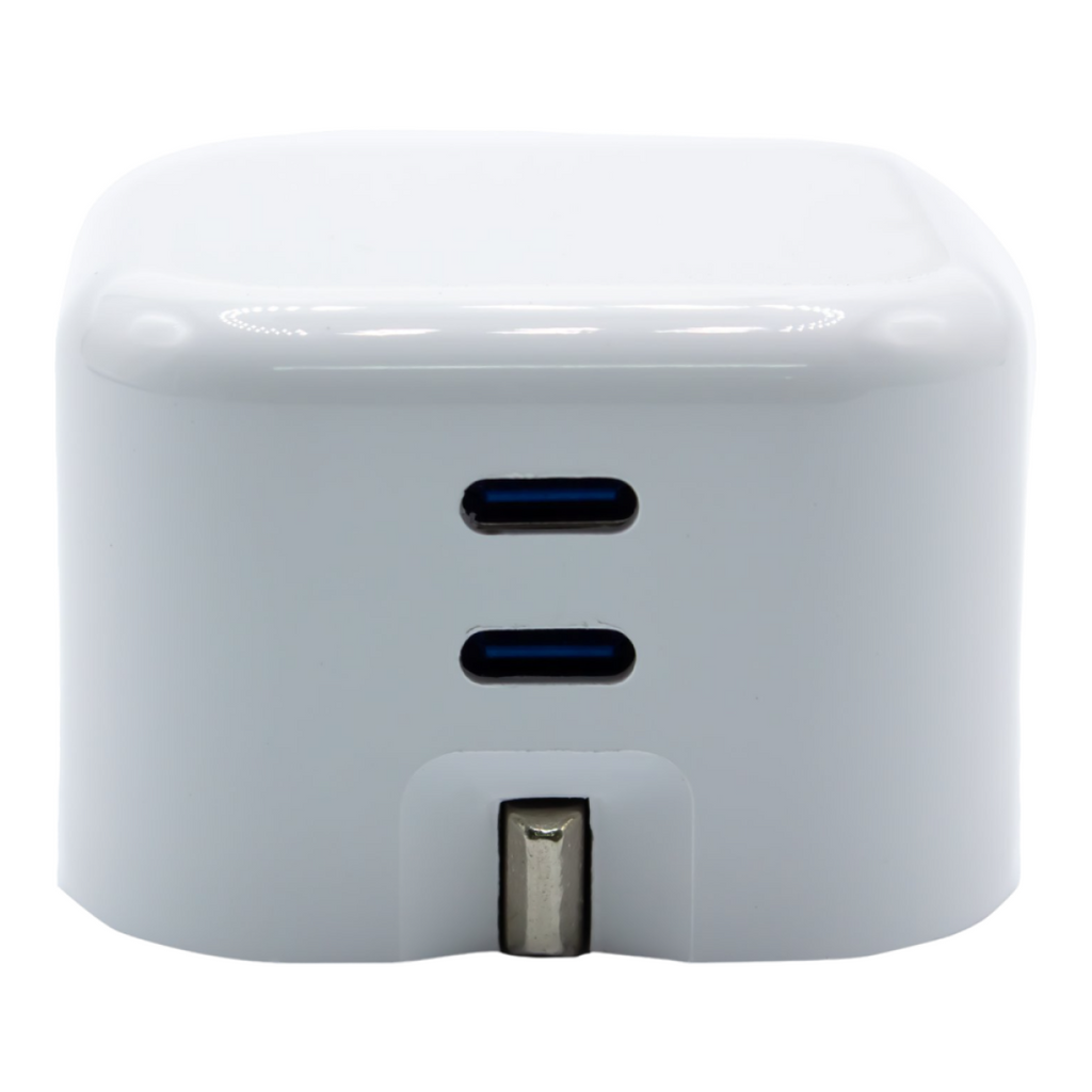 Panther Force 45W Folding Plug (2× USB-C Ports) – Fast Charging