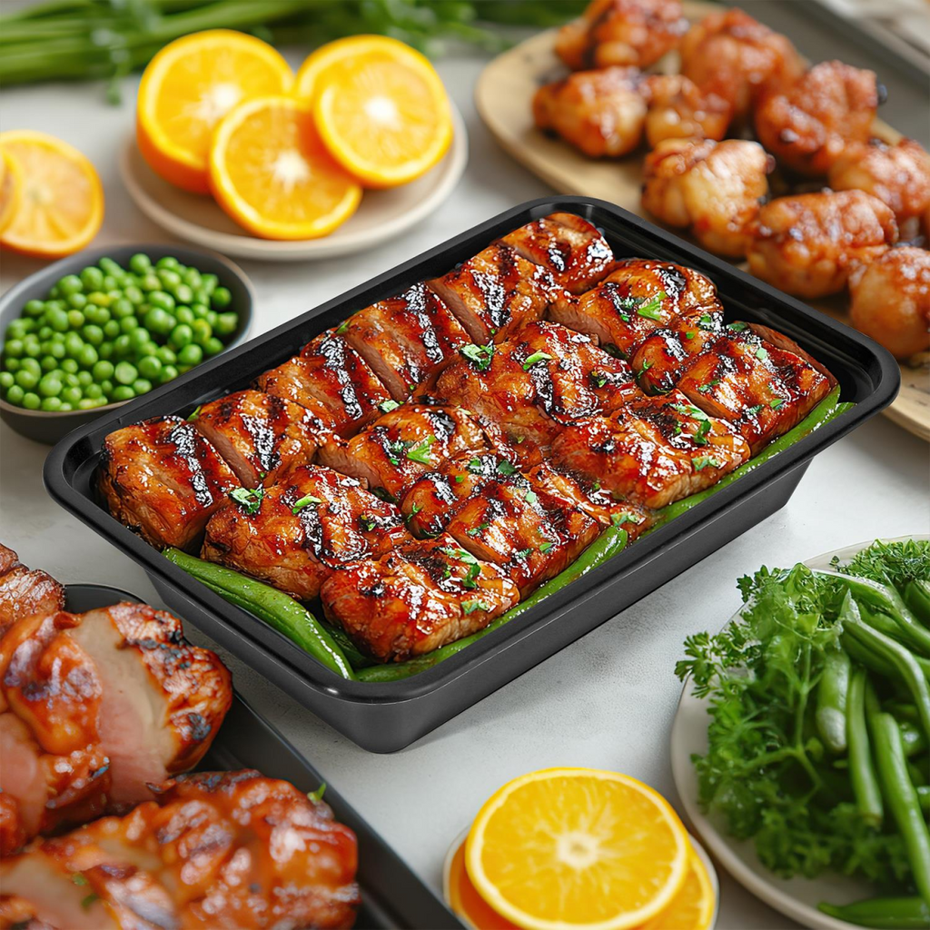 Vinsani 30pk 1 COMPARTMENT MEAL PREP CONTAINERS