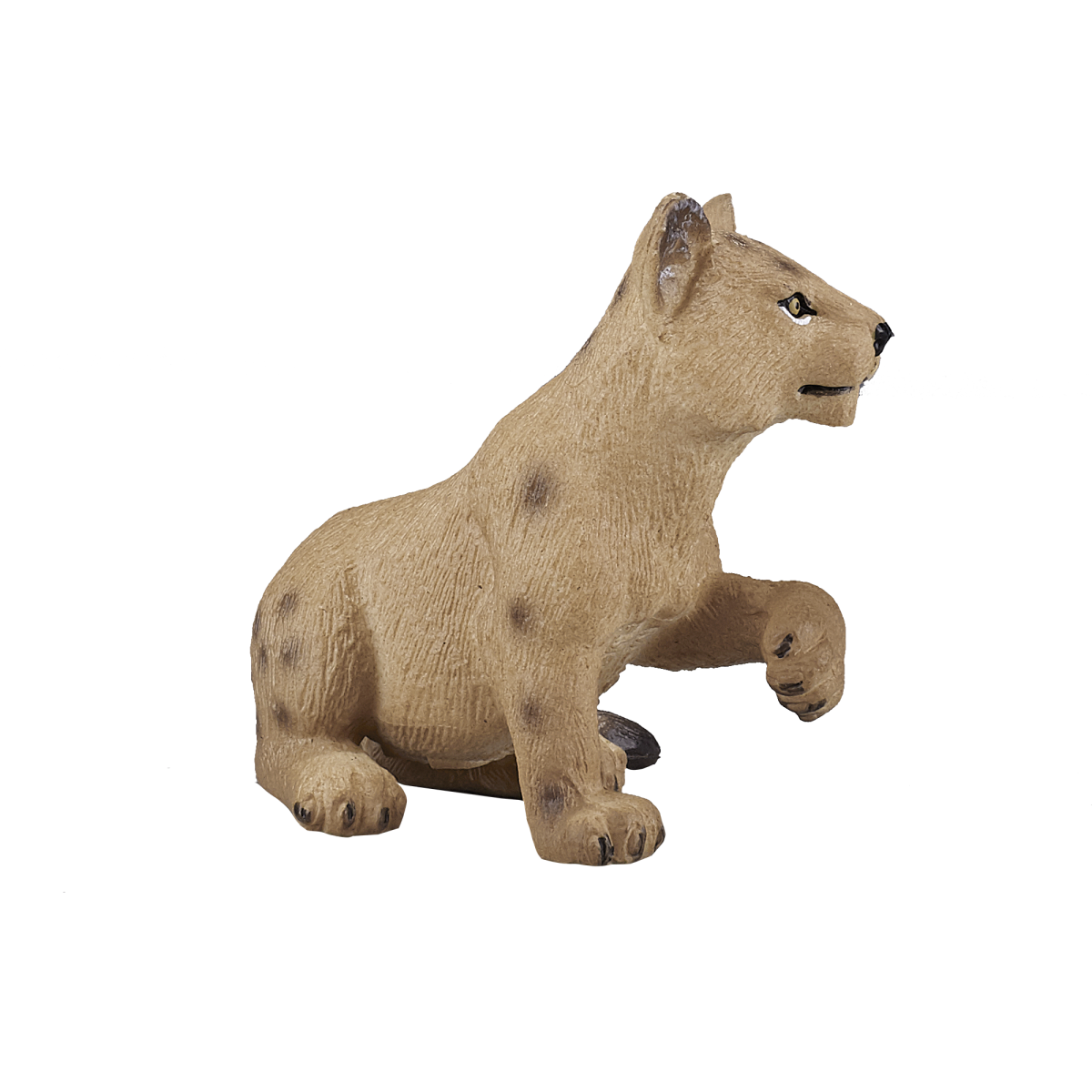 Lion Cub Playing Toy  Realistic Big Cat Figure