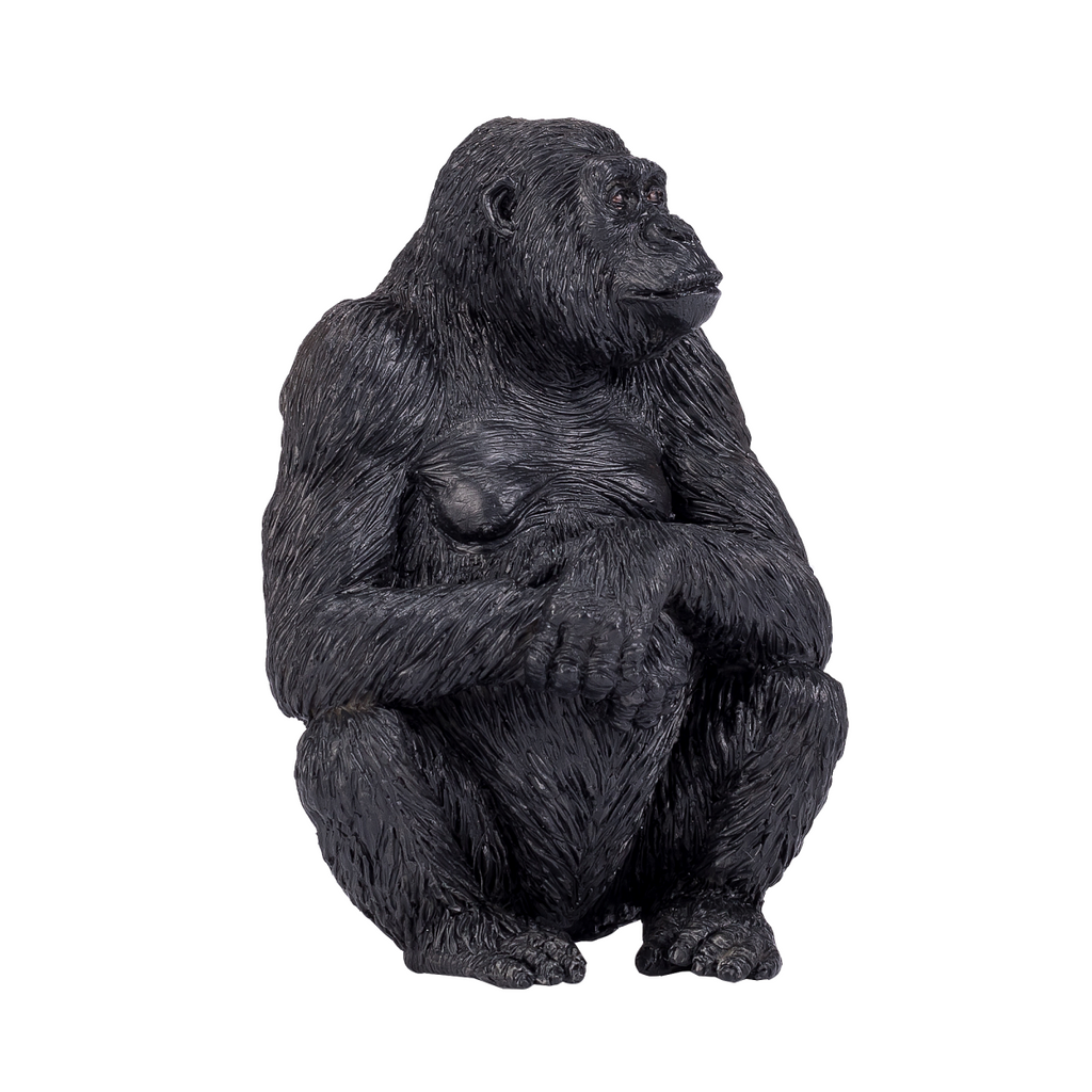 Gorilla Female Toy  Realistic Wildlife Figurine