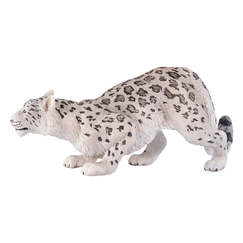 Snow Leopard Toy  Realistic Big Cat Figurine