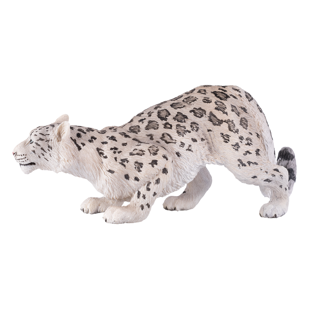 Snow Leopard Toy  Realistic Big Cat Figurine