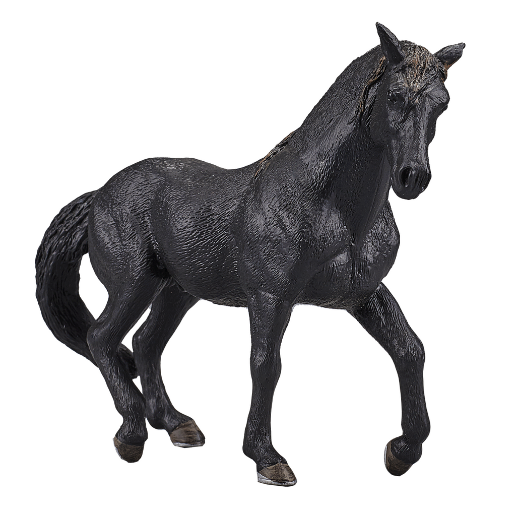 Andalusian Black Horse Toy  Realistic Equestrian Model