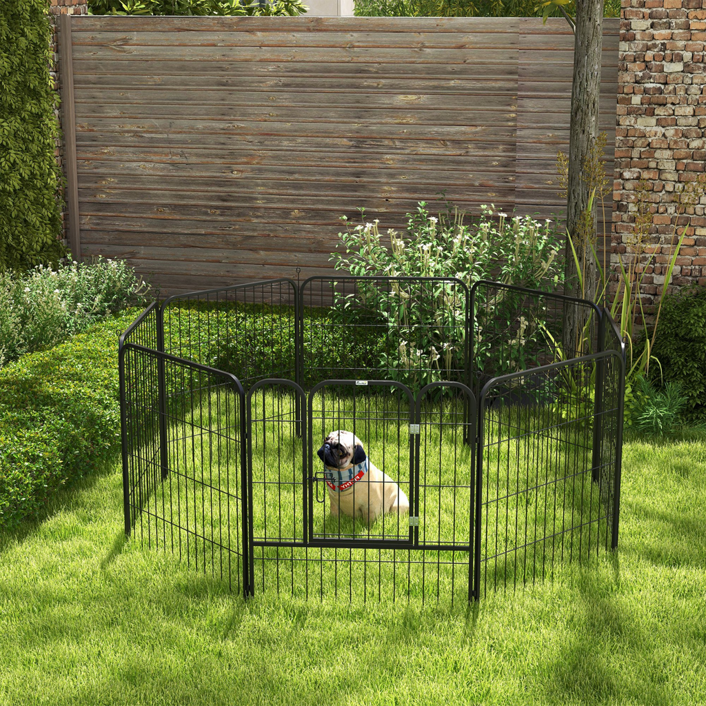 4 Sizes Pet Playpen Dog Rabbit Puppy Cage Folding Run Fence Metal Hutch