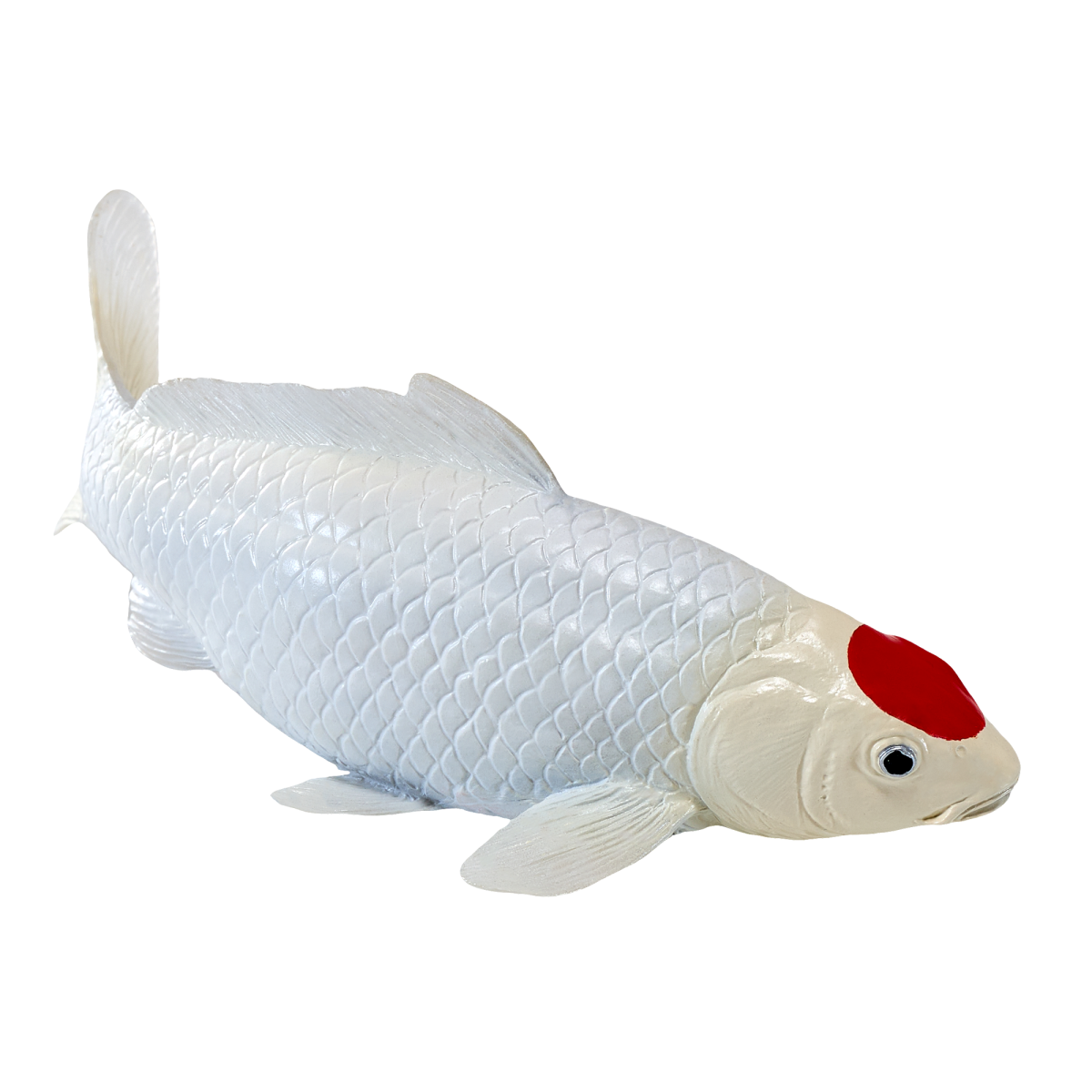 Koi Carp Tancho Toy  Realistic Fish Figurine