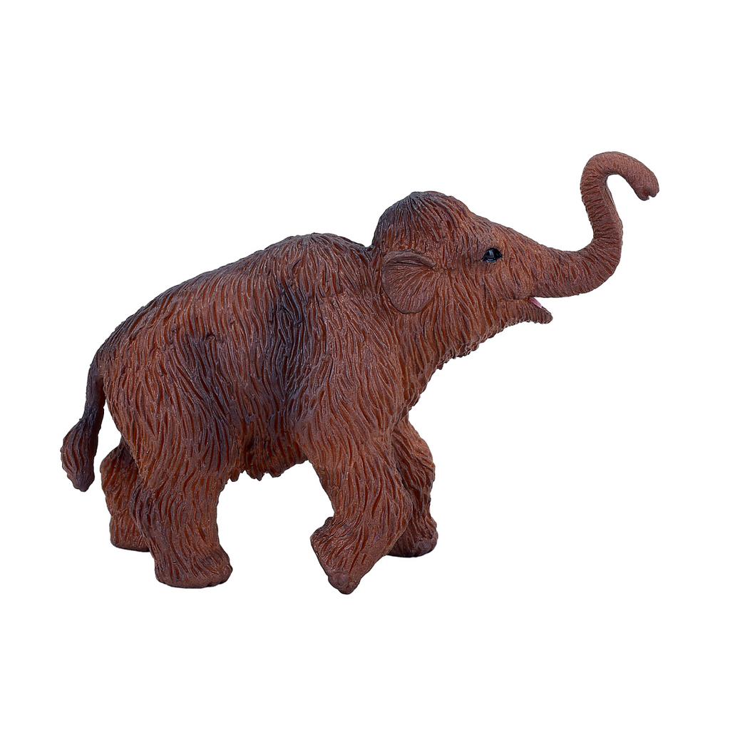 Woolly Mammoth Calf Toy  Realistic Prehistoric Animal Model