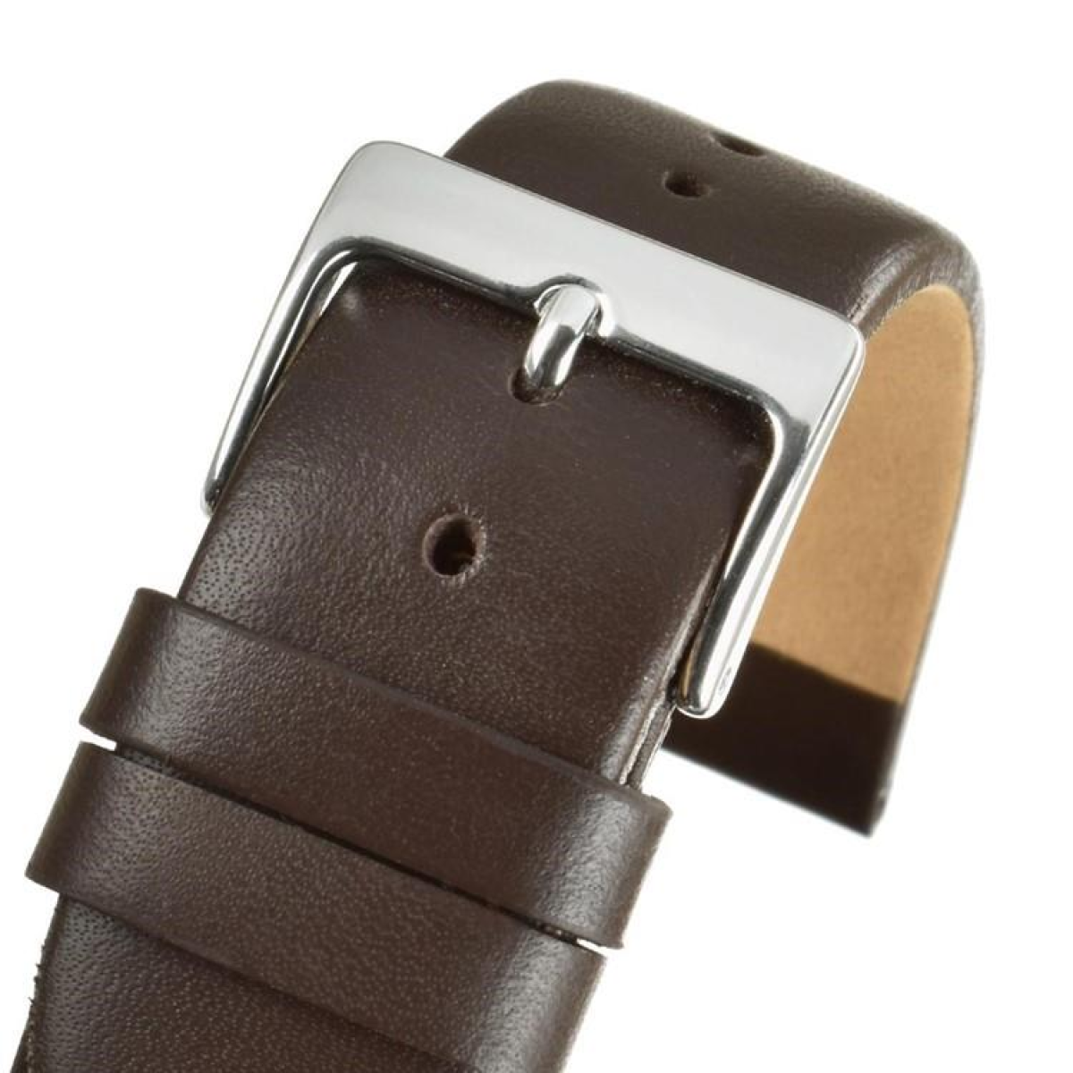Brown Calf Leather Watch Strap 8mm