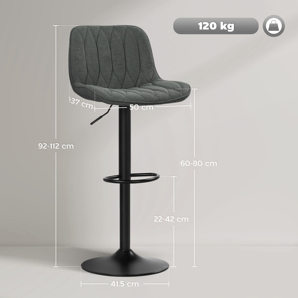 Height bar stool