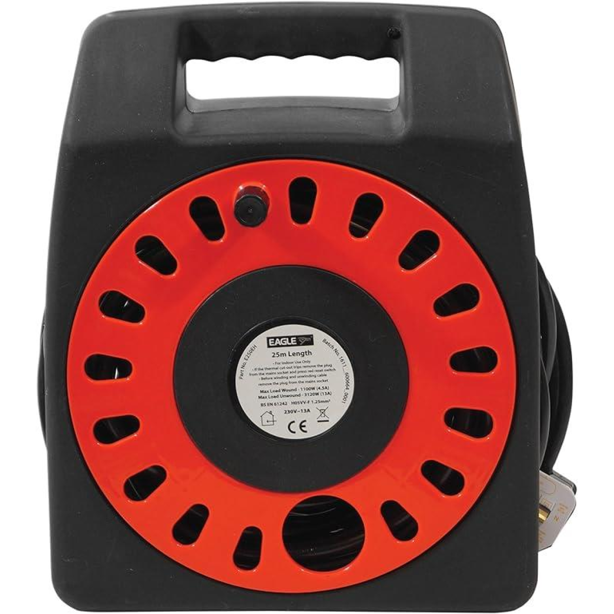Eagle 4 Socket Cassette Extension Cable Reel 25m