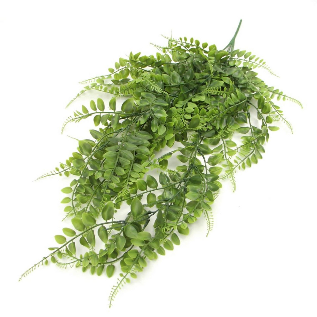Pack of 6 x Hanging UV and Fire Resistant Artificial Green Pothos Plant 85cm