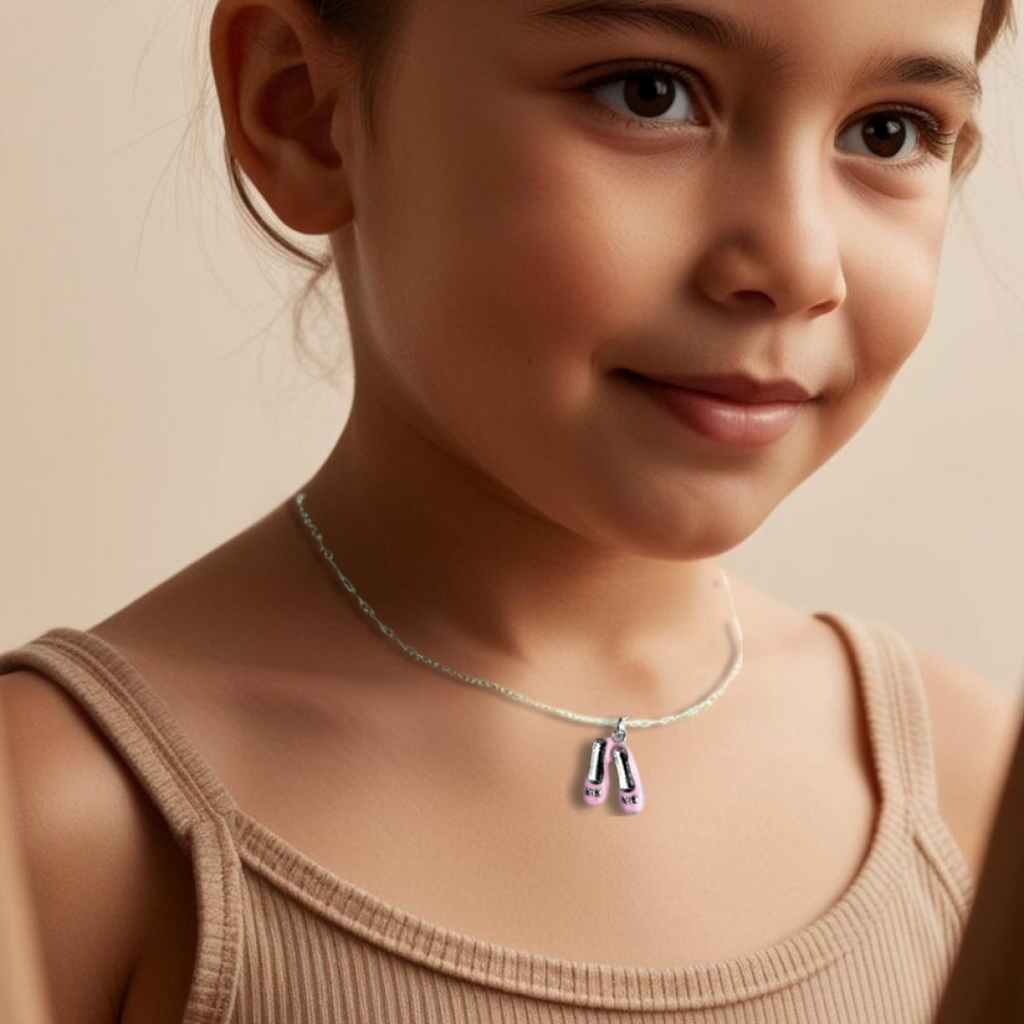Ballet Shoes Necklace & Jewellery Box Gift Hamper