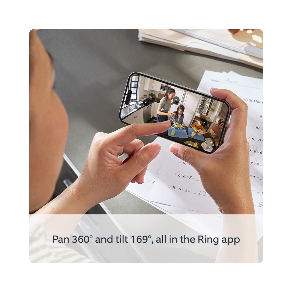 Ring Pan-Tilt Indoor Camera White