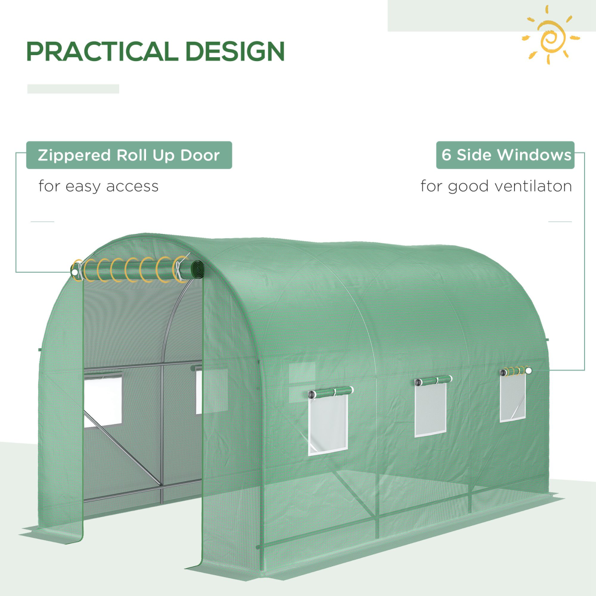 Walk-in Tunnel Greenhouse