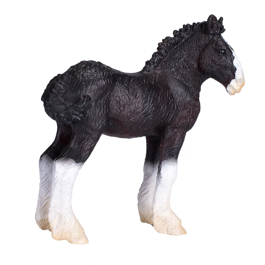 Shire Foal Toy  Realistic Equestrian Figurine