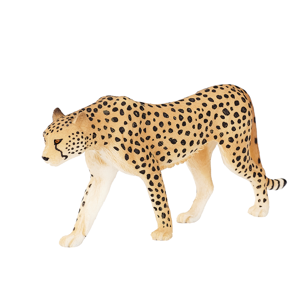 Male Cheetah Toy  Realistic African Wildlife Figurine