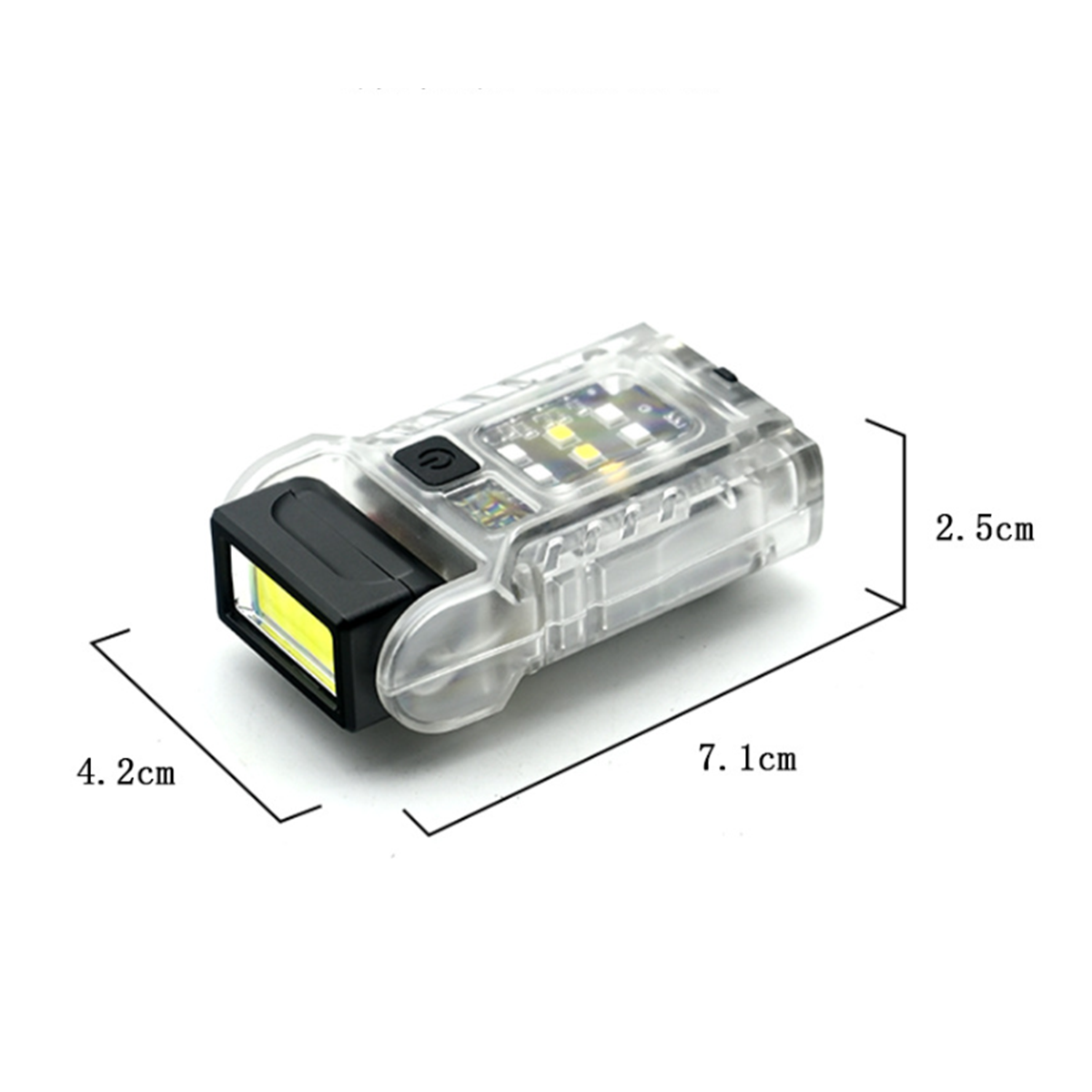 USB Rechargeable LED Flashlight Camping Hiking 7-Modes FlashLight Mini Emergency Work Light