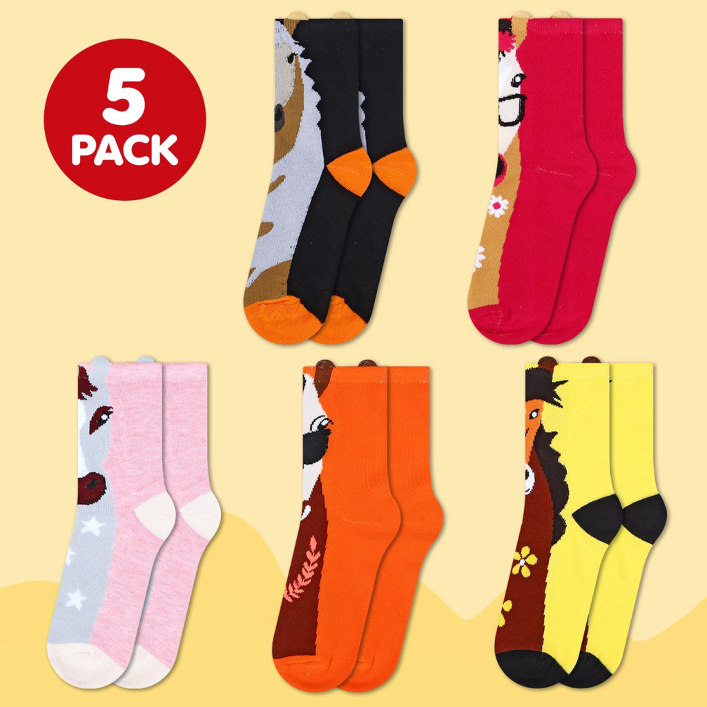 Vinsani HORSE SOCKS 5pk