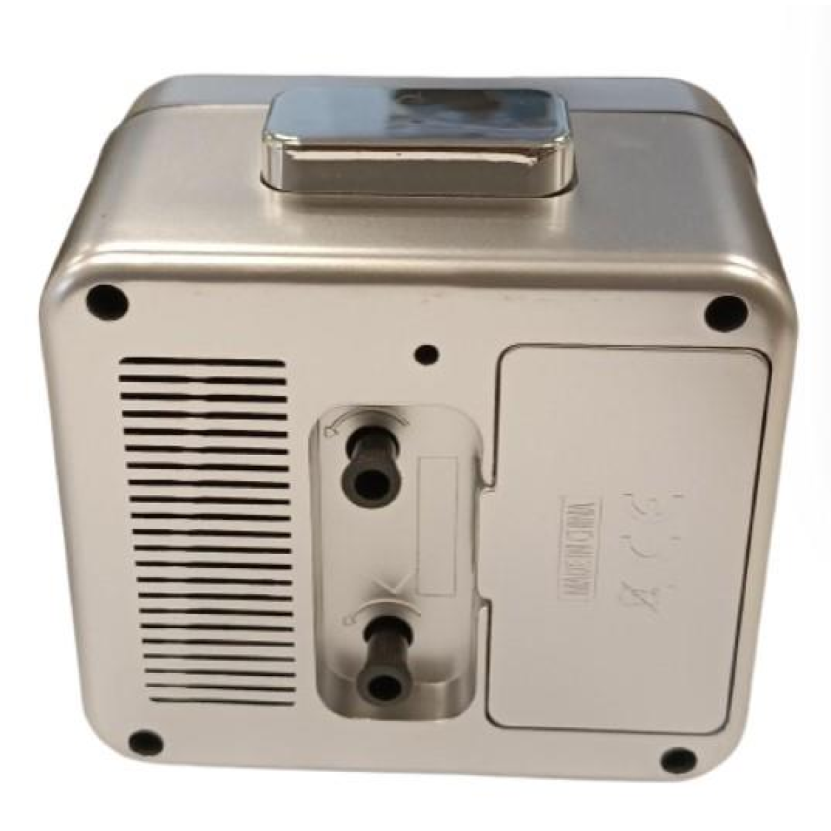 Acctim Parker Alarm Clock in Silver - 16467