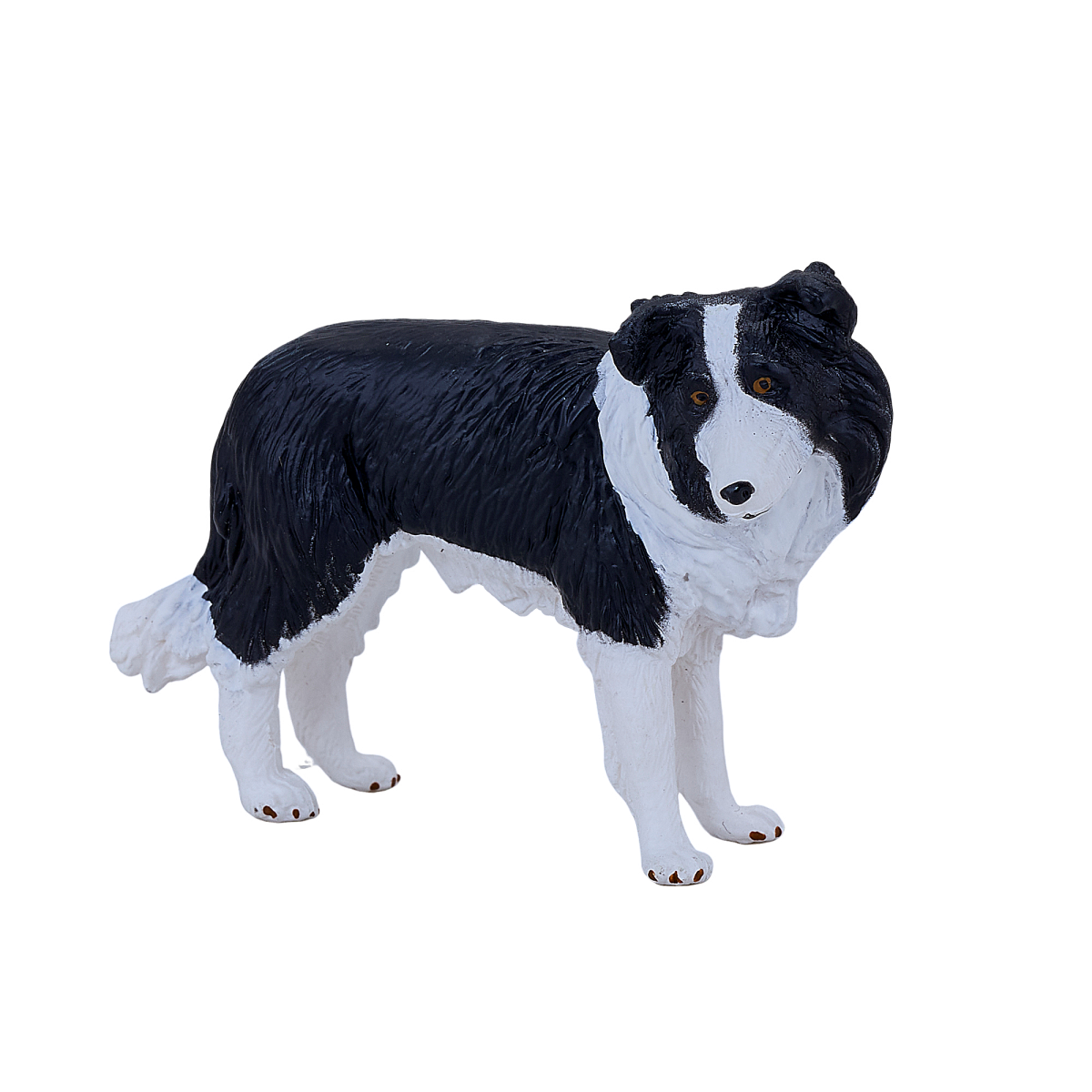 Border Collie Dog Toy  Realistic Pet Figurine