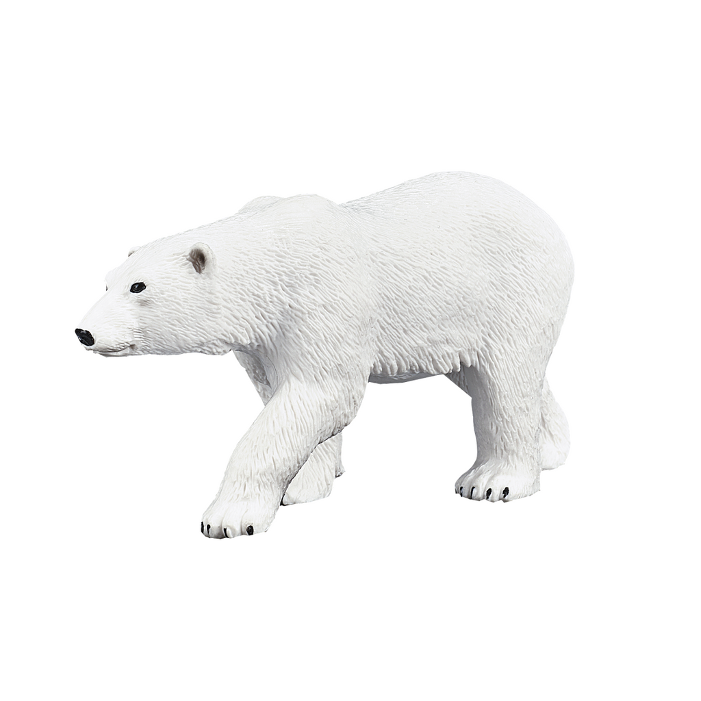 Polar Bear Toy Figure  Realistic Arctic Animal Model