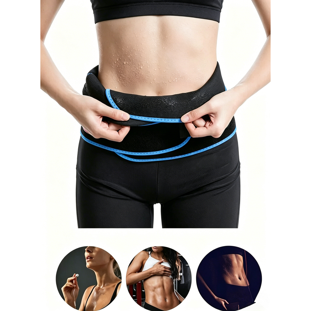 Waist Trimmer Belt Sport Workout Shaper Burner Slimming Belt with Phone Pocket