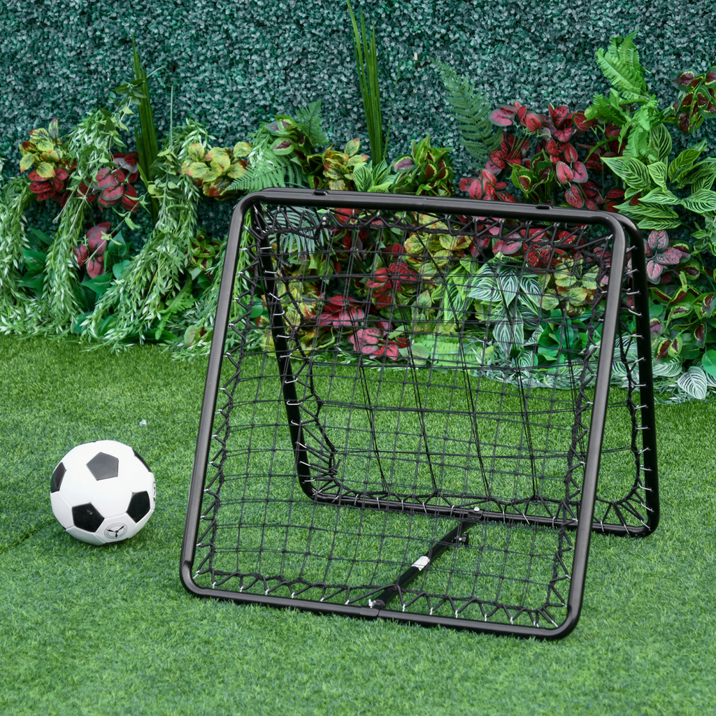 Adjustable Angle Rebounde Training Set with All Weather Double Layer Net HOMCOM