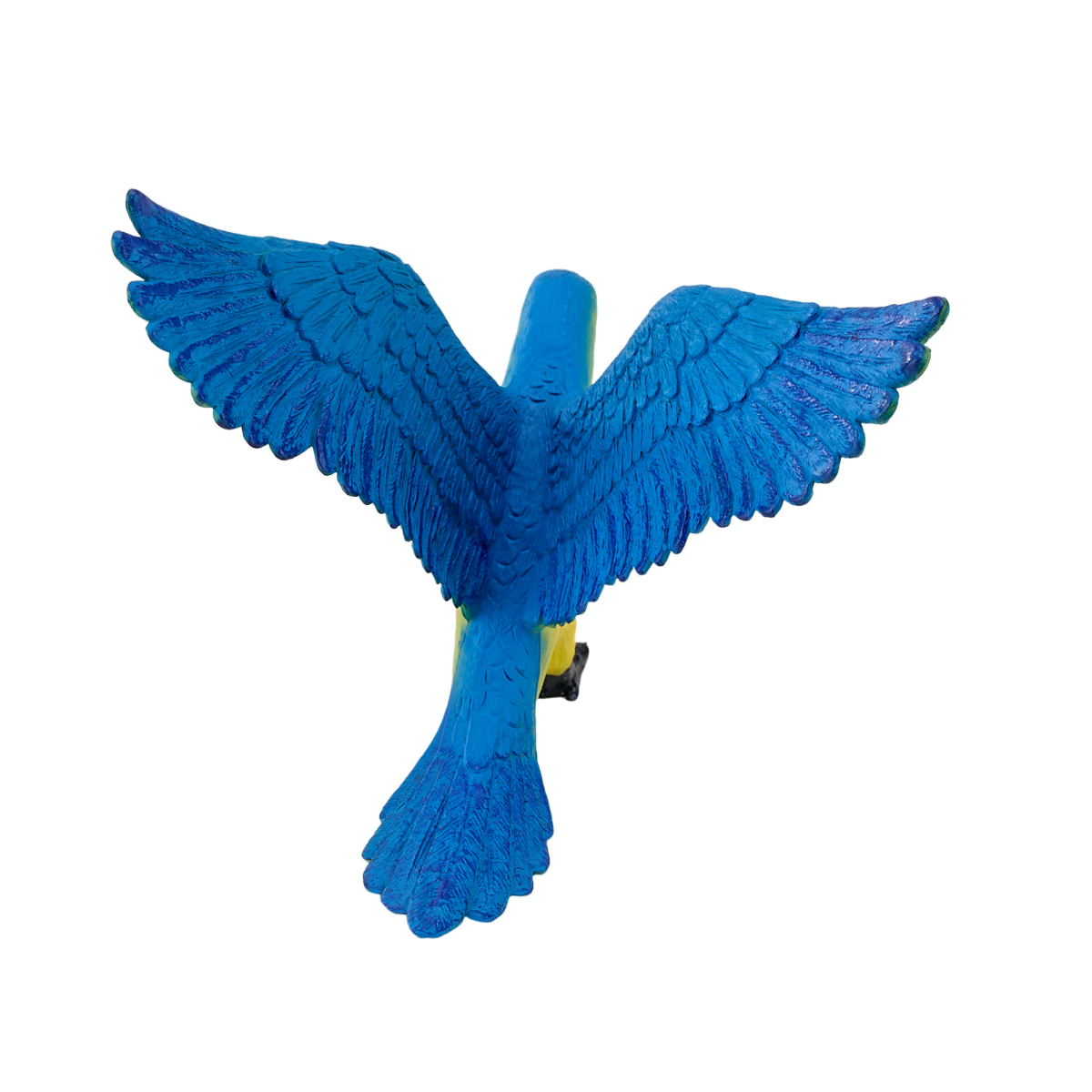 Blue Macaw Parrot Toy  Realistic Exotic Bird Model