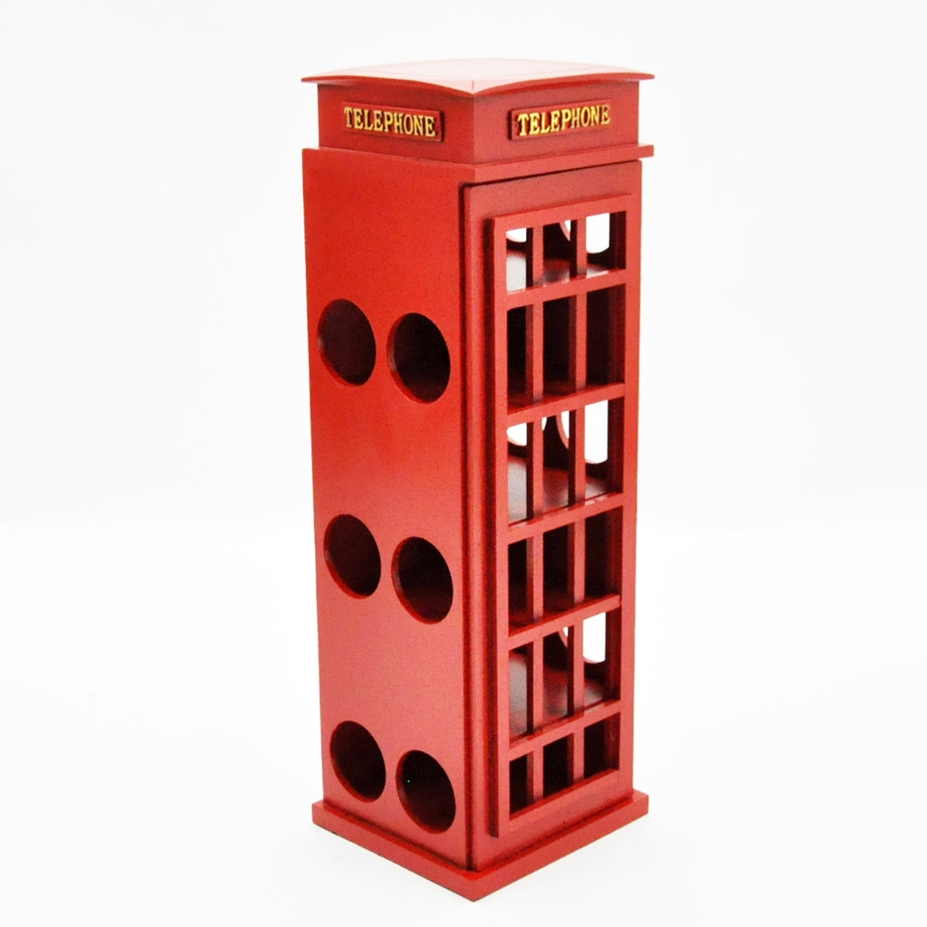 77cm Telephone Box Wine Rack