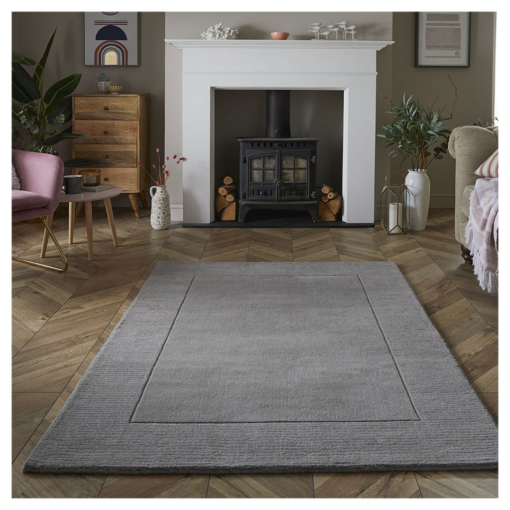 Esme Wool 120x170cm Silver Rug