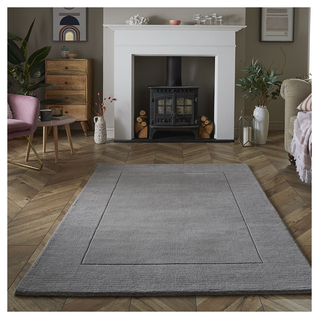 Esme Wool 120x170cm Silver Rug