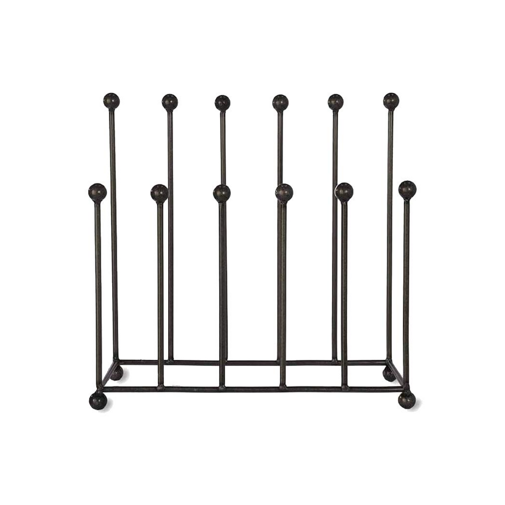Neo Steel Black Powder Coated Boot Rack – Holds 6 Pairs