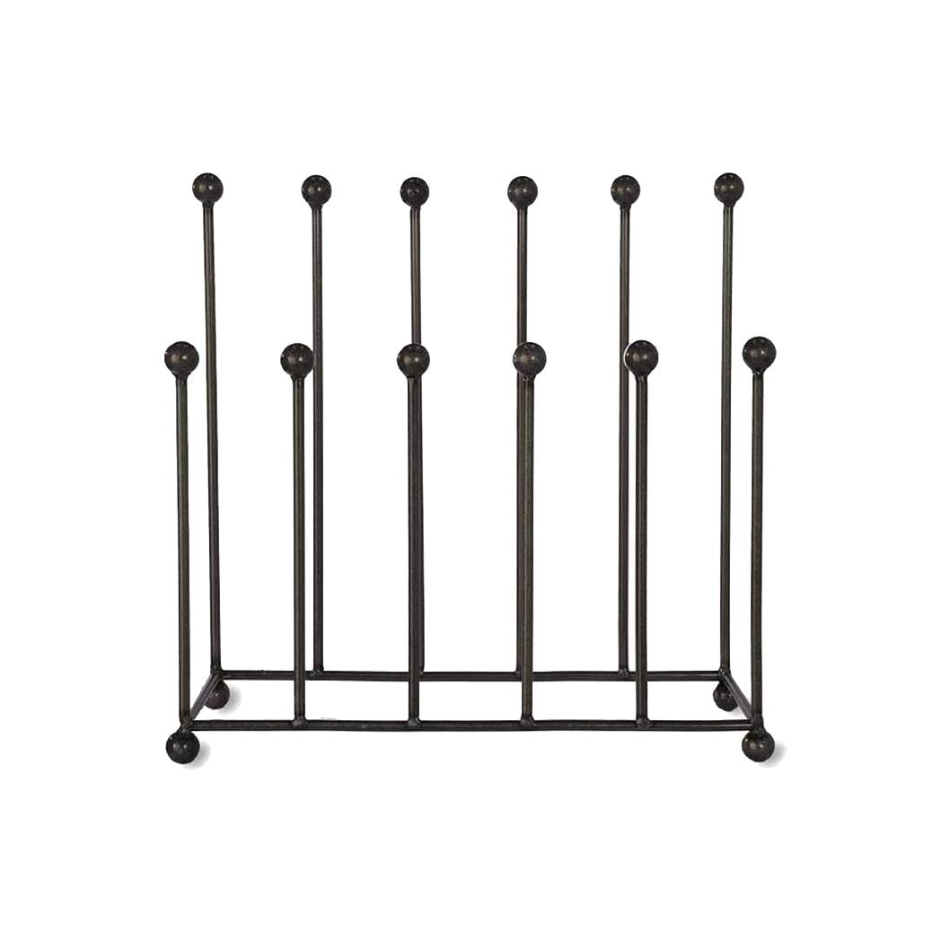 Neo Steel Black Powder Coated Boot Rack – Holds 6 Pairs